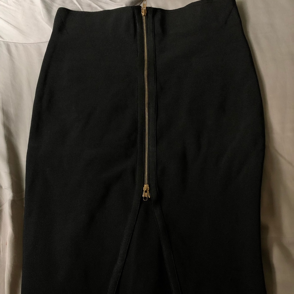🔥lowest markdown🔥Sexy black zip pencil